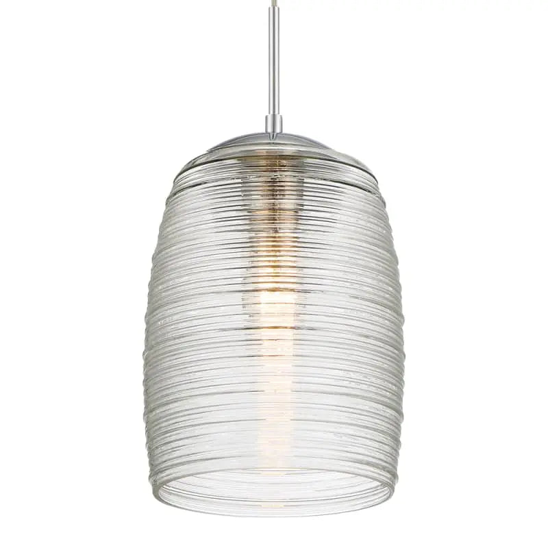 Open Box -  Quoizel Rebound 9  Wide Polished Chrome Modern Mini Pendant - Secondipity