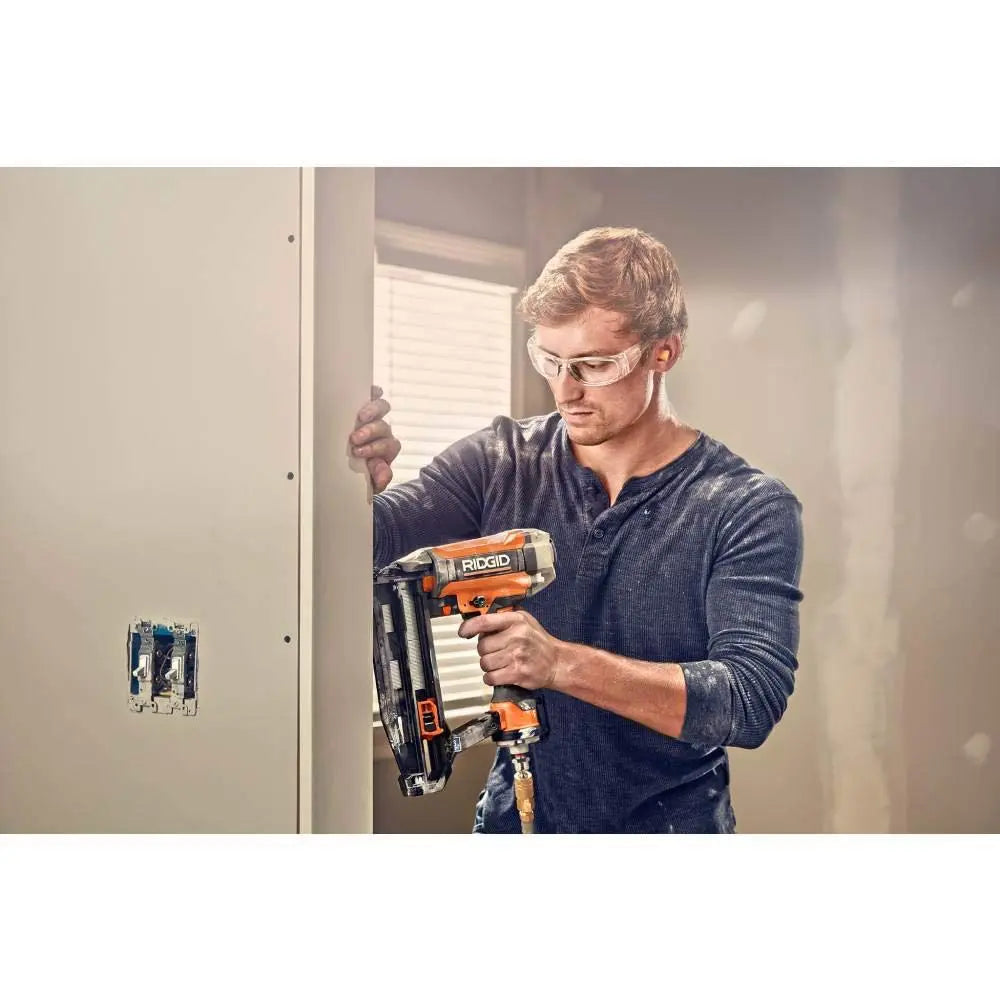 Open Box - RIDGID 16-Gauge 2-1/2 in. Straight Finish Nailer RIDGIDBullseye Deals