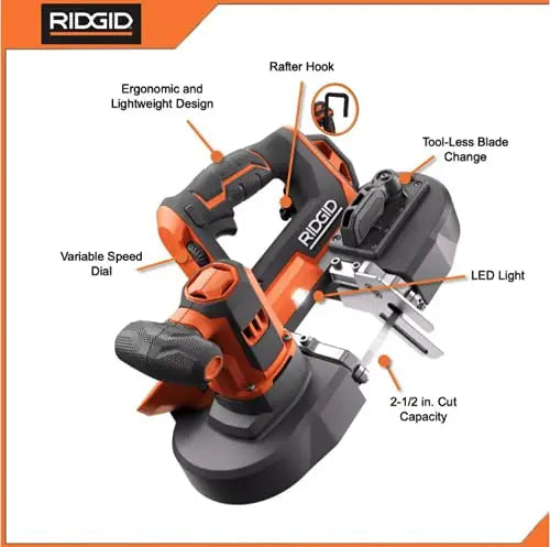 Open Box -  RIDGID 18-Volt Compact Band Saw (Tool Only) RIDGIDBullseye Deals