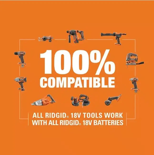 Open Box -  RIDGID 18-Volt Lithium-Ion 2.0 Ah Battery Starter Kit RIDGIDBullseye Deals