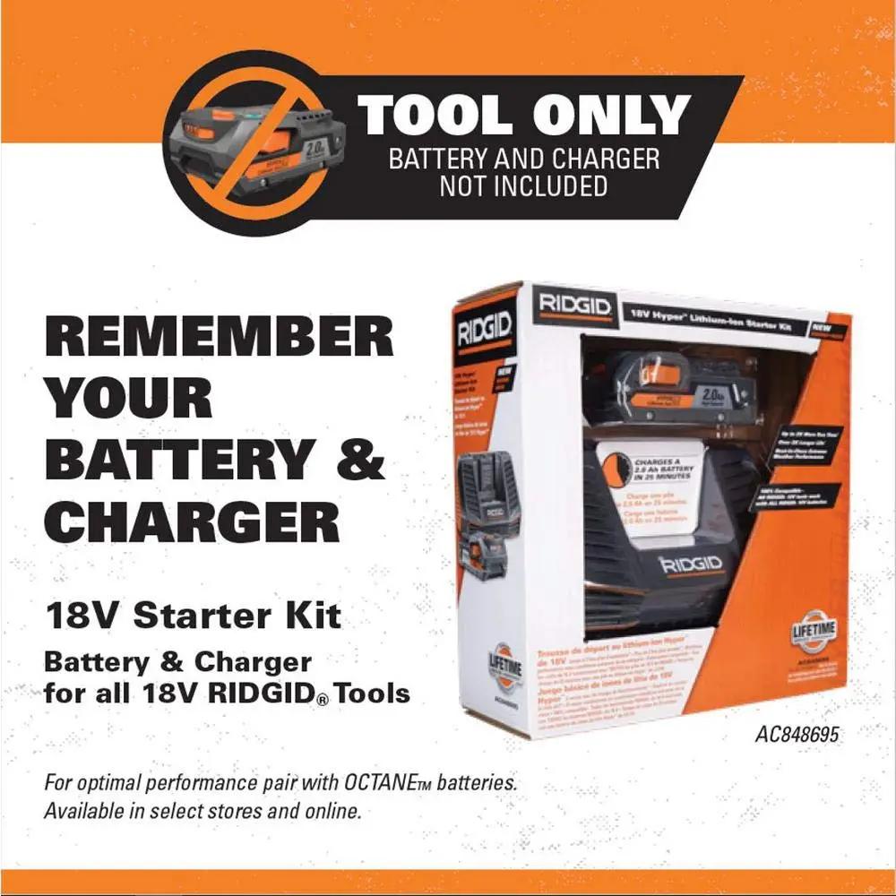 Open Box -  RIDGID 18-Volt OCTANE Cordless Brushless 3-Speed 1/4 Sheet Sander RIDGIDBullseye Deals