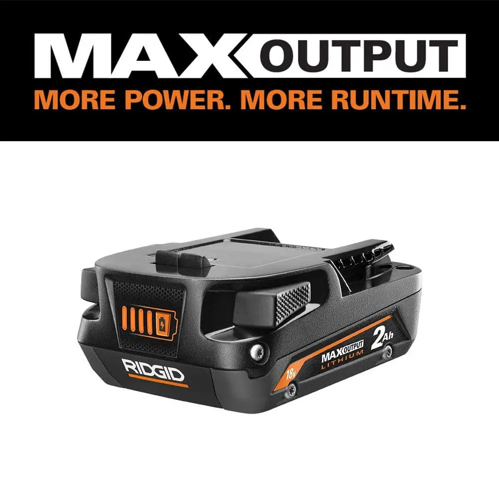 Open Box -  RIDGID 18V 2.0 Ah MAX Output Lithium-Ion Battery RIDGIDBullseye Deals