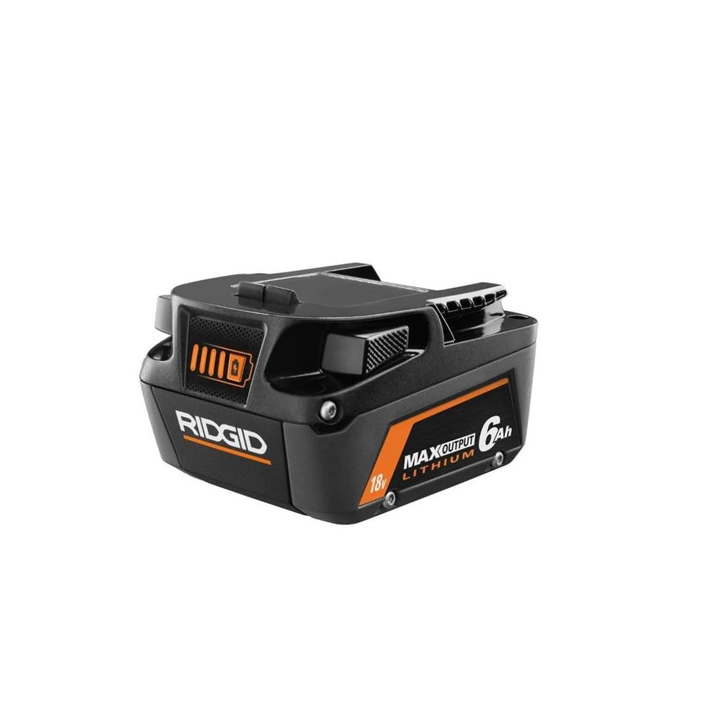 Open Box -  RIDGID 18V 6.0 Ah MAX Output Lithium-Ion Batteries (2-Pack) RIDGID