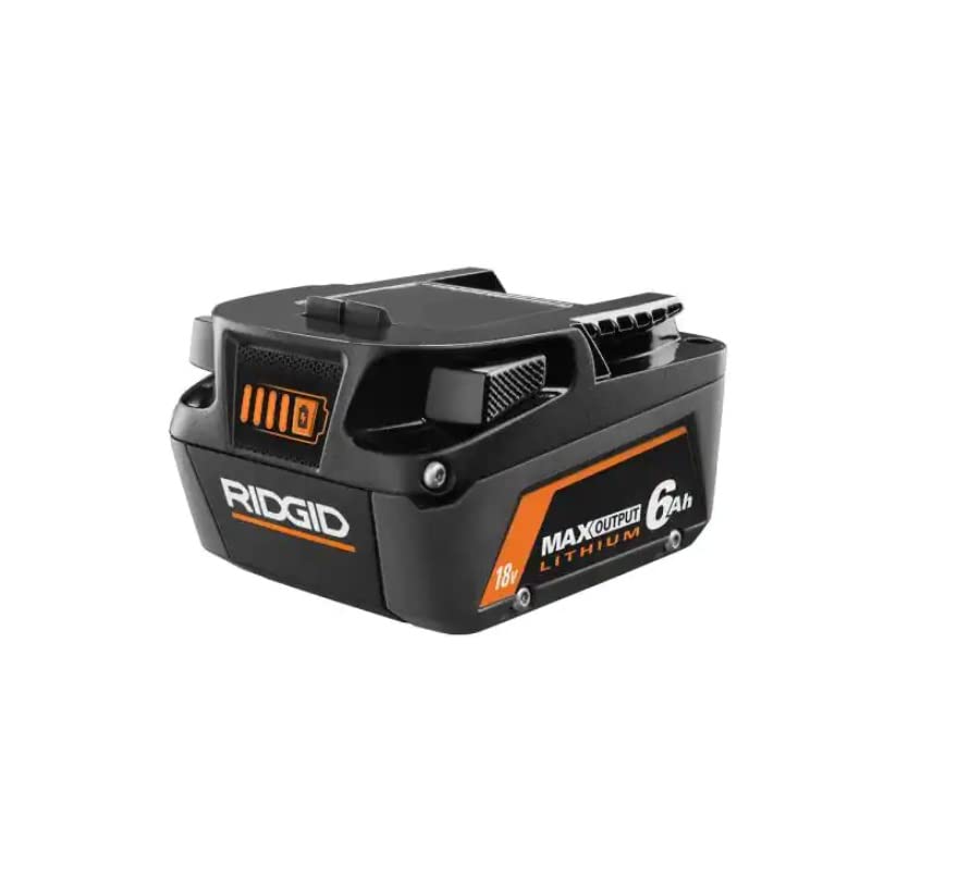 Open Box -  RIDGID 18V 6.0 Ah MAX Output Lithium-Ion Batteries (2-Pack) RIDGID