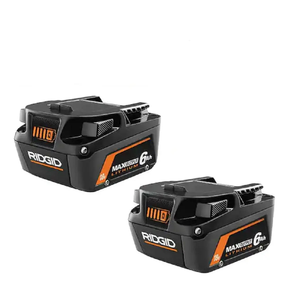Open Box -  RIDGID 18V 6.0 Ah MAX Output Lithium-Ion Battery RIDGIDBullseye Deals