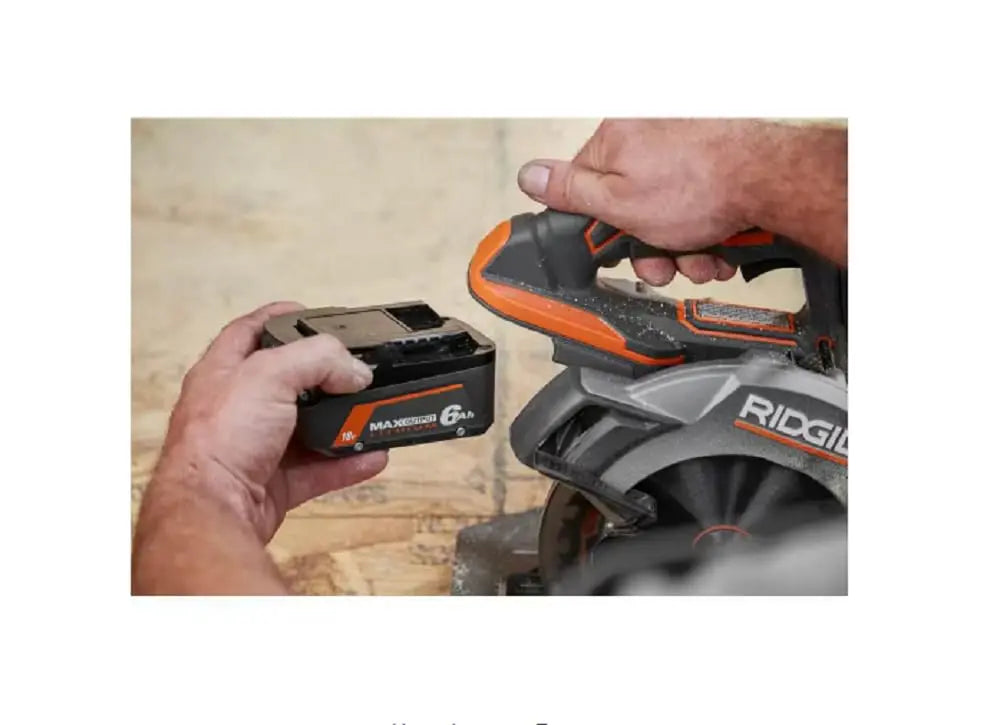 Open Box -  RIDGID 18V 6.0 Ah MAX Output Lithium-Ion Battery RIDGIDBullseye Deals