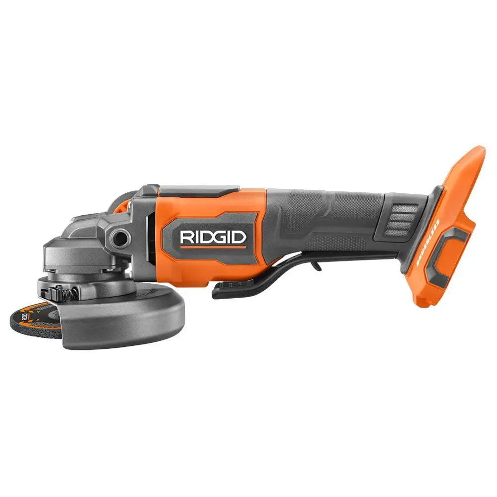 Open Box -  RIDGID 18V Brushless 4-1/2 in. Angle Grinder (Tool Only) - Secondipity