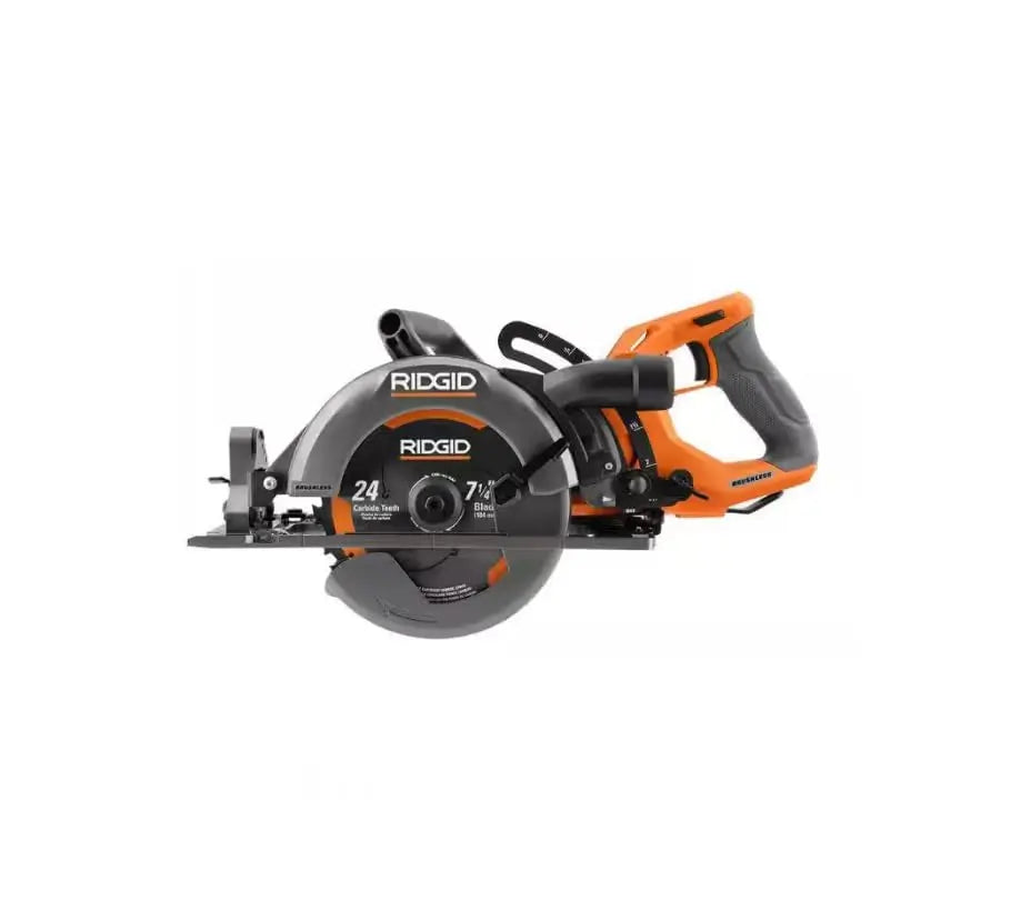 Open Box -  RIDGID 18V Brushless 7-1/4" in. Rear Handle Circular Saw with 8.0Ah MAX Output EXP Battery RIDGIDBullseye Deals