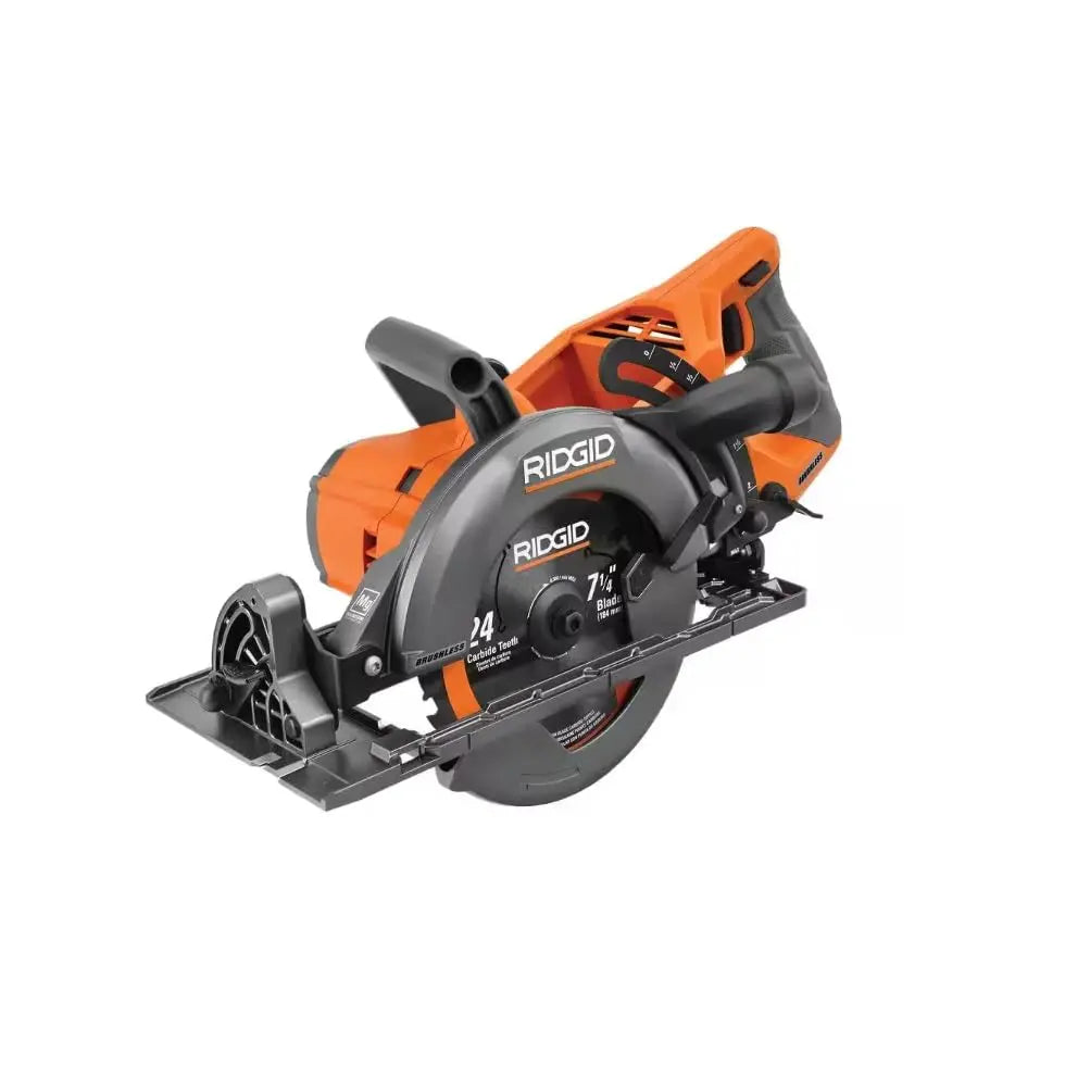 Open Box -  RIDGID 18V Brushless 7-1/4" in. Rear Handle Circular Saw with 8.0Ah MAX Output EXP Battery RIDGIDBullseye Deals