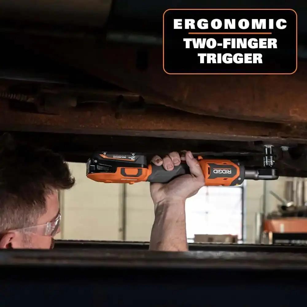 Open Box -  RIDGID 18V Brushless Cordless 3/8 in. Ratchet (Tool Only) RIDGIDBullseye Deals