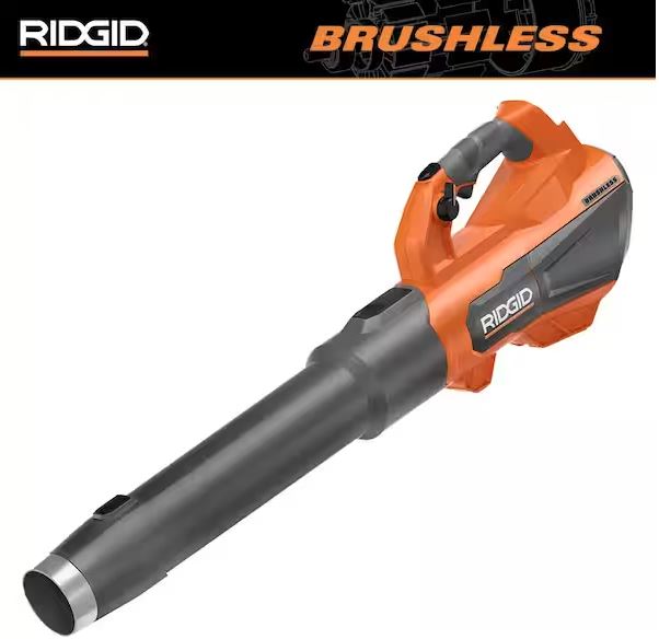 Open Box -  RIDGID 18V Brushless Cordless Battery 510 CFM Leaf Blower (Tool Only) RIDGID
