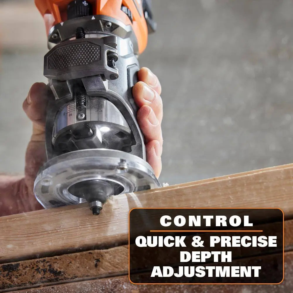 Open Box -  RIDGID 18V Brushless Cordless Compact Router (Tool Only) RIDGIDBullseye Deals