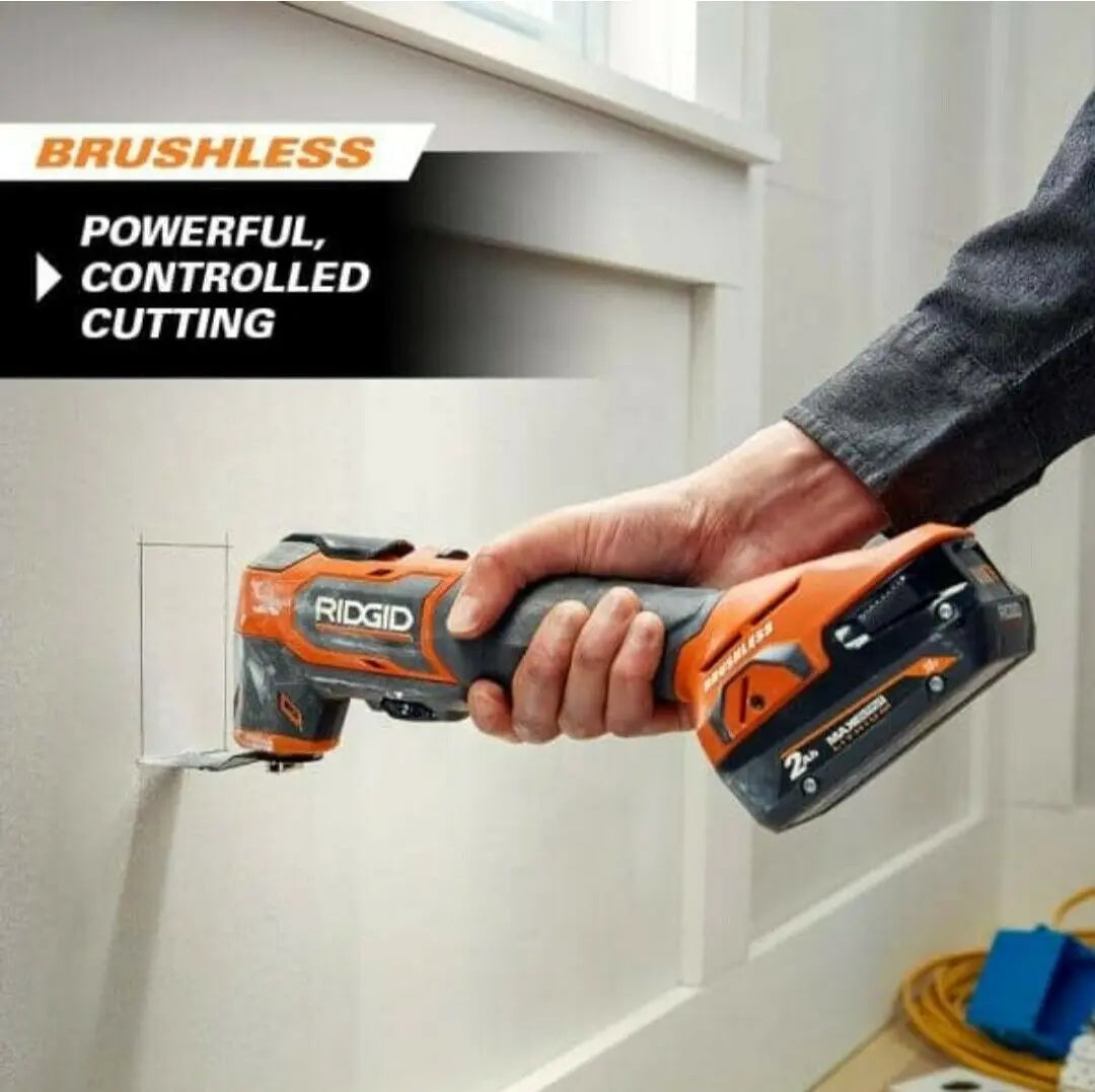Open Box -  RIDGID 18V Brushless Cordless Oscillating Multi-Tool (Tool Only) - Secondipity