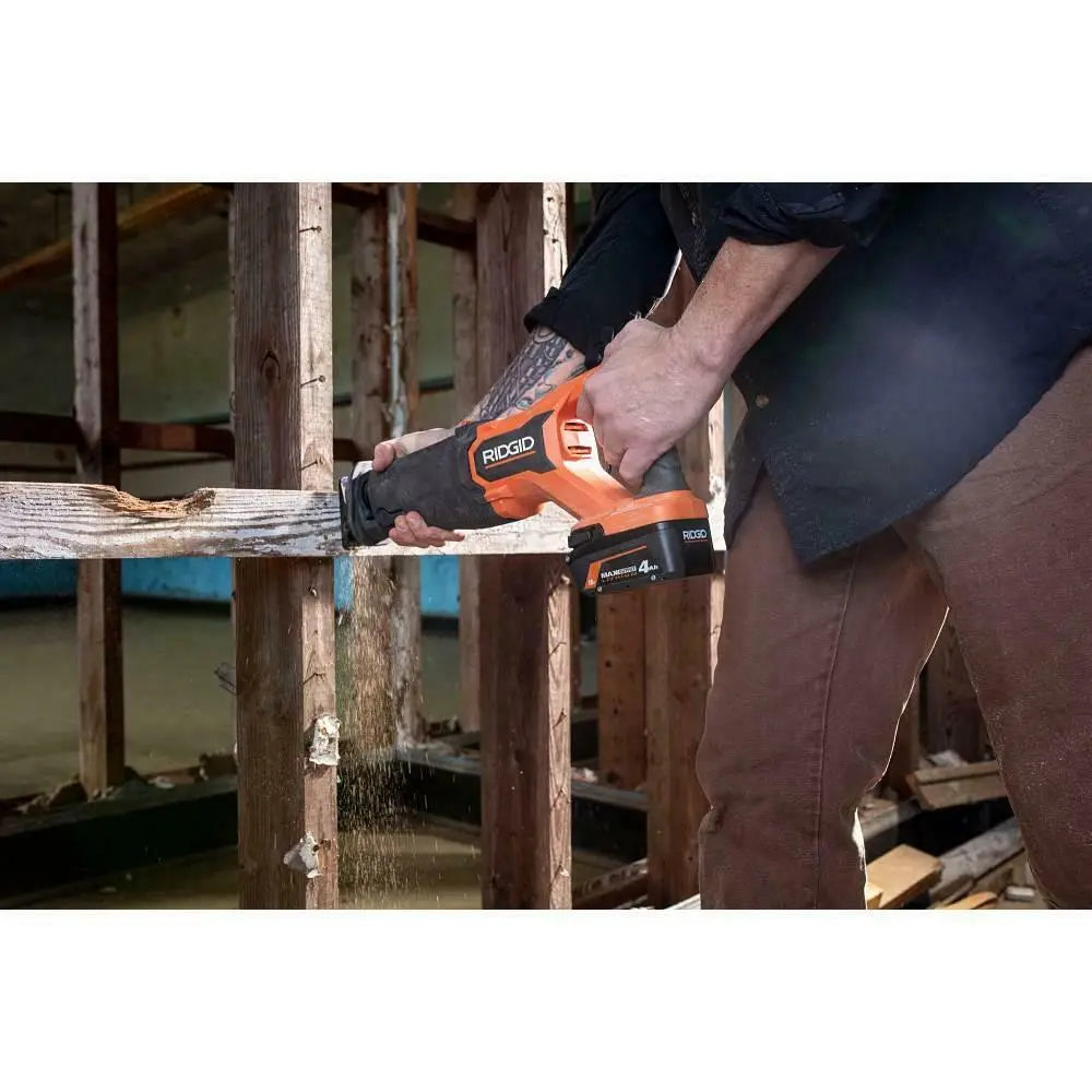 Open Box -  RIDGID 18V Brushless Cordless Reciprocating Saw (Tool Only) RIDGIDBullseye Deals