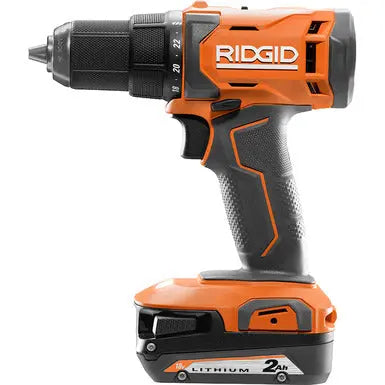 Open Box -  RIDGID 18V Cordless 1/2 in. Drill/Driver Kit with (1) 2.0 Ah Battery and Charger RIDGIDBullseye Deals