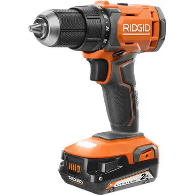 Open Box -  RIDGID 18V Cordless 1/2 in. Drill/Driver Kit with (1) 2.0 Ah Battery and Charger RIDGIDBullseye Deals
