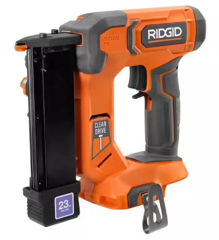 Open Box - RIDGID 18V Cordless 23-Gauge 1-3/8 in. Headless Pin Nailer (Tool Only) RIDGIDBullseye Deals