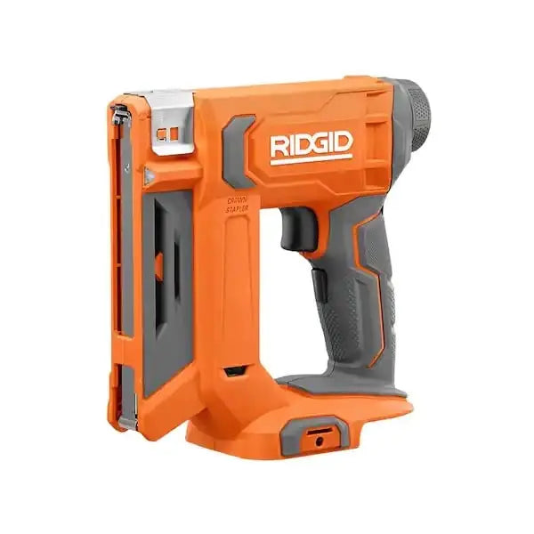 Open Box -  RIDGID 18V Cordless 3/8-inch Crown Stapler (Tool-Only) - Secondipity
