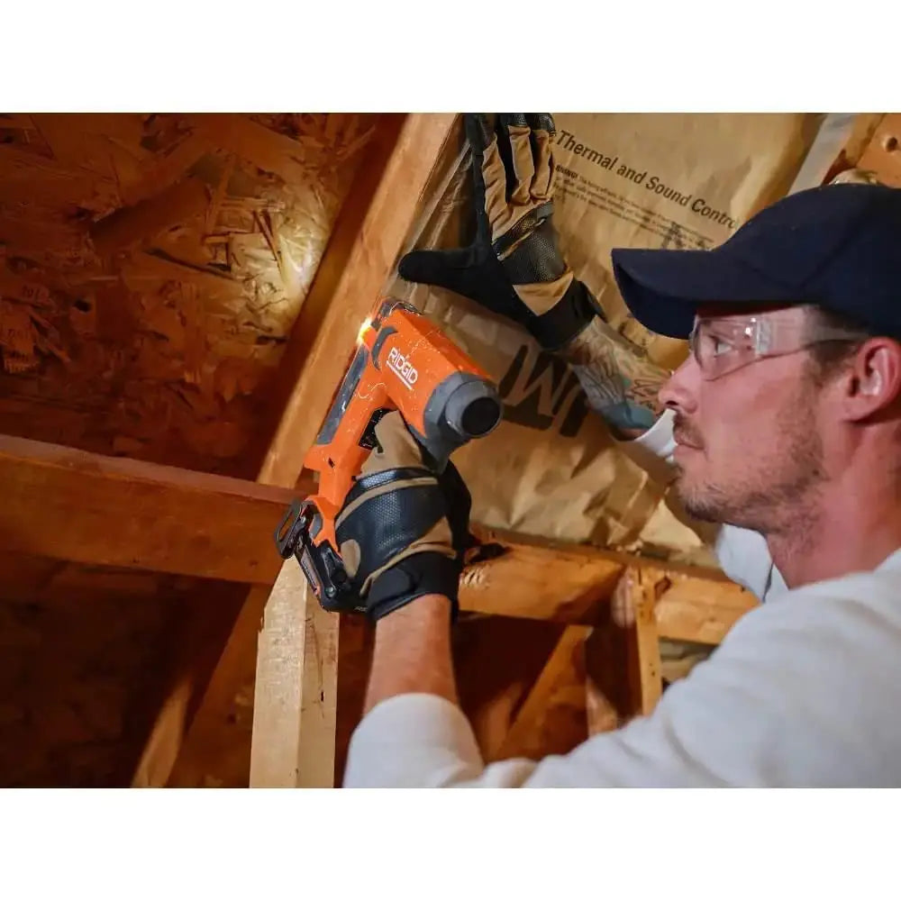 Open Box -  RIDGID 18V Cordless 3/8-inch Crown Stapler (Tool-Only) RIDGIDBullseye Deals