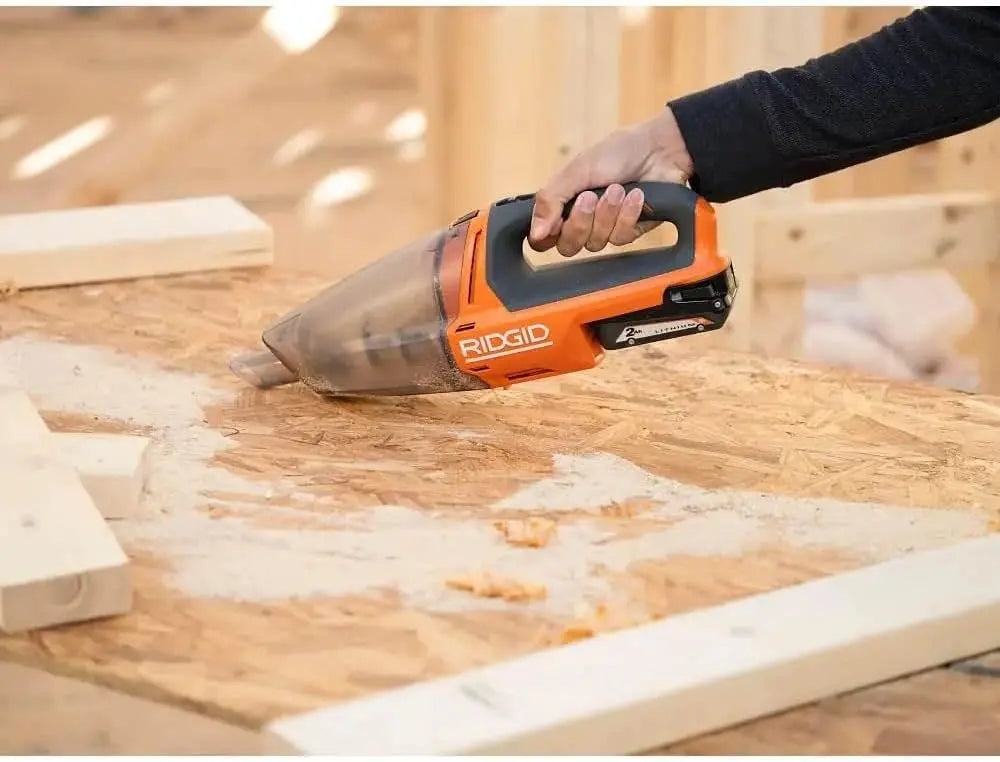 Open Box -  RIDGID 18V Cordless Hand Vacuum Kit with 2.0 Ah Battery and Charger RIDGIDBullseye Deals