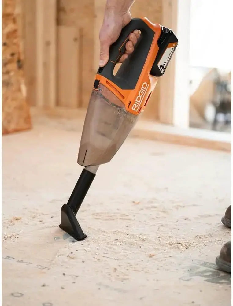 Open Box -  RIDGID 18V Cordless Hand Vacuum Kit with 2.0 Ah Battery and Charger RIDGIDBullseye Deals