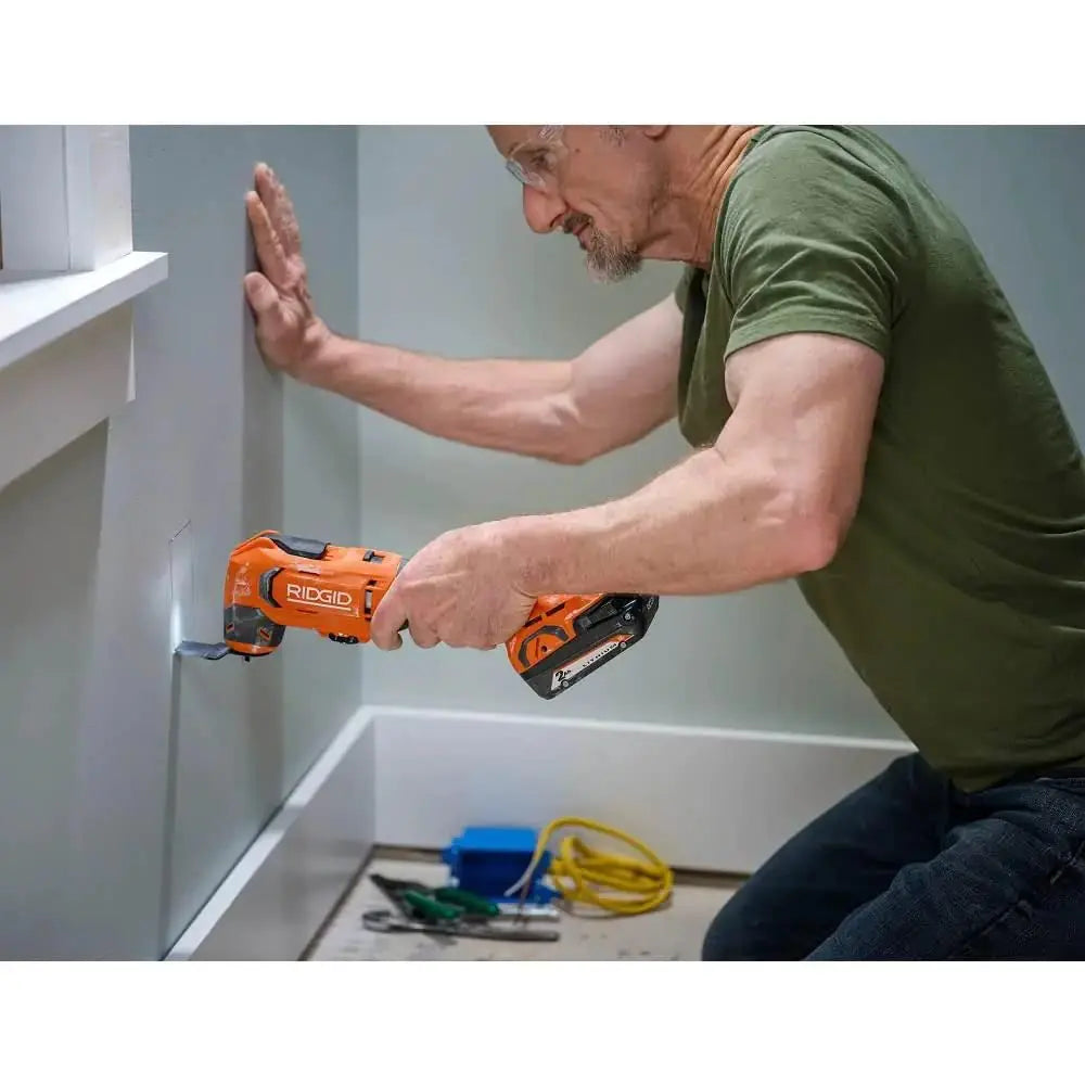 Open Box -  RIDGID 18V Cordless Oscillating Multi-Tool with 2.0 Ah Battery and Charger RIDGIDBullseye Deals