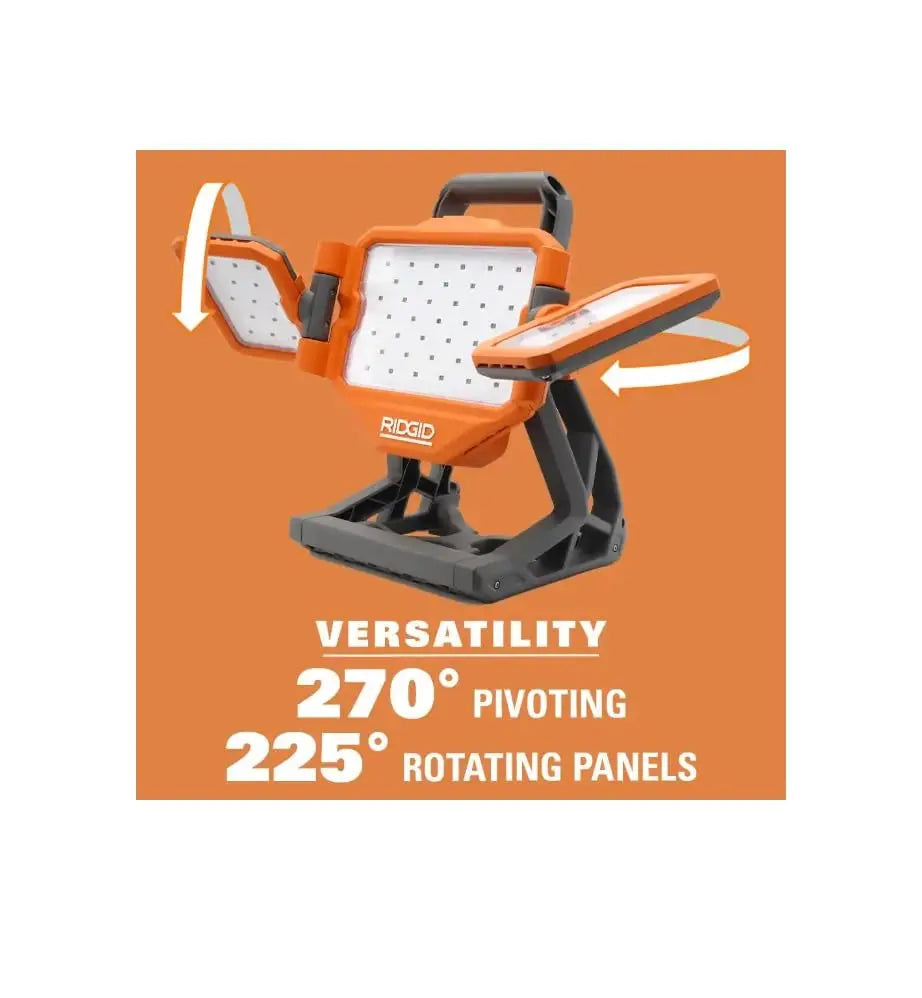 Open Box -  RIDGID 18V Hybrid Panel Light Kit with 4.0Ah Battery and Charger RIDGIDBullseye Deals