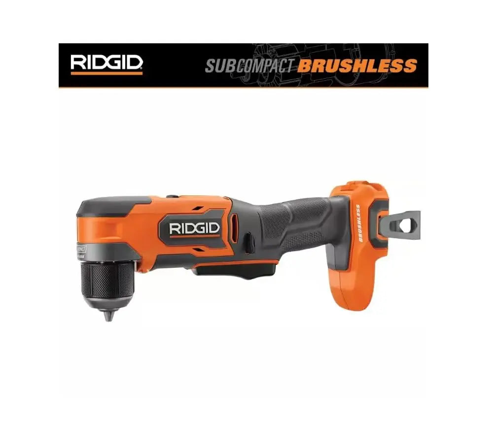 Open Box -  RIDGID 18V SubCompact Brushless Cordless 3/8 in. Right Angle Drill (Tool Only) - Secondipity