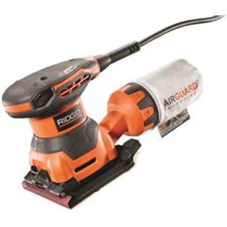 Open Box -  RIDGID 2.4 Amp 1/4 Sheet Sander with AIRGUARD Technology RIDGIDBullseye Deals