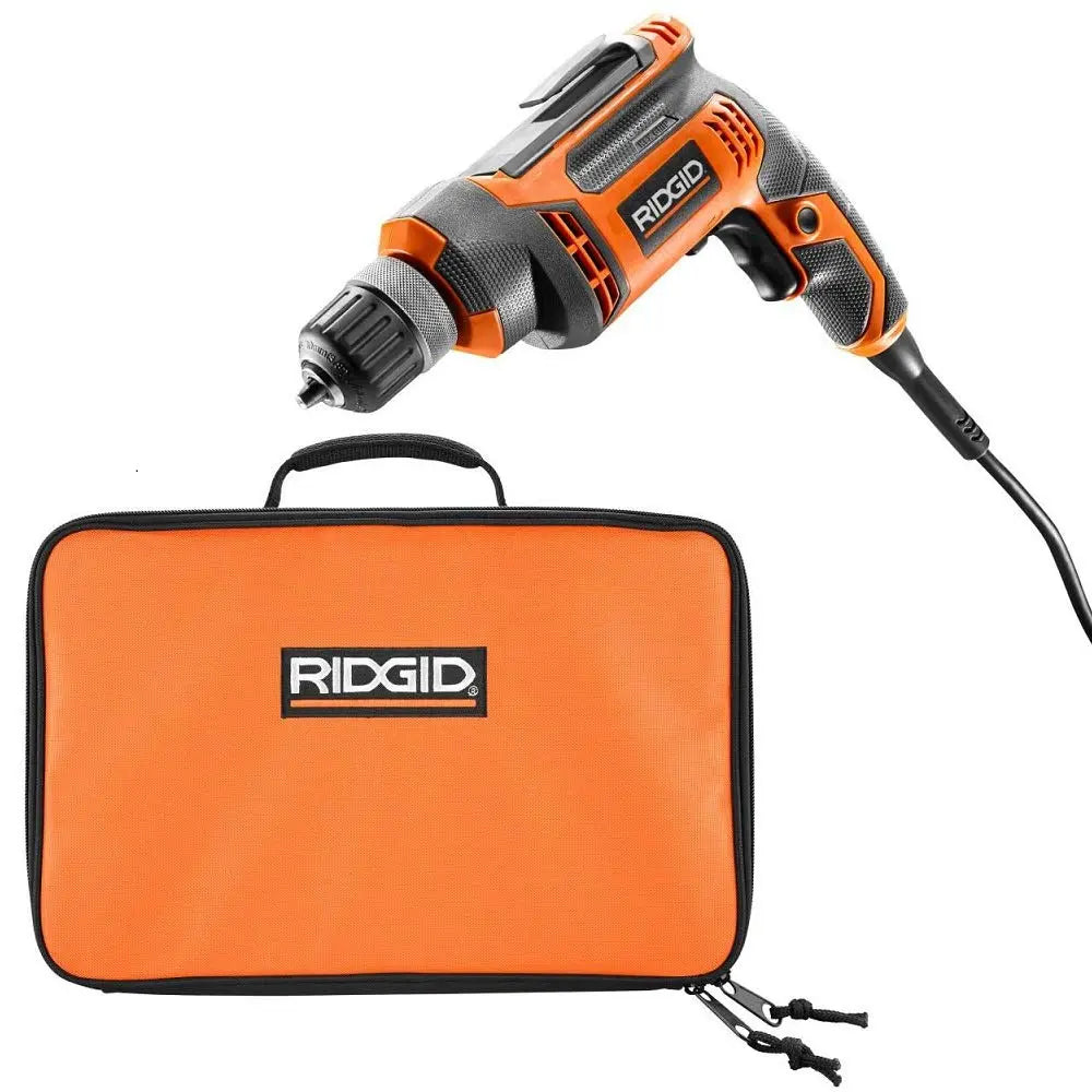 Open Box -  RIDGID 8 Amp 3/8 in. Corded Drill/Driver - Secondipity