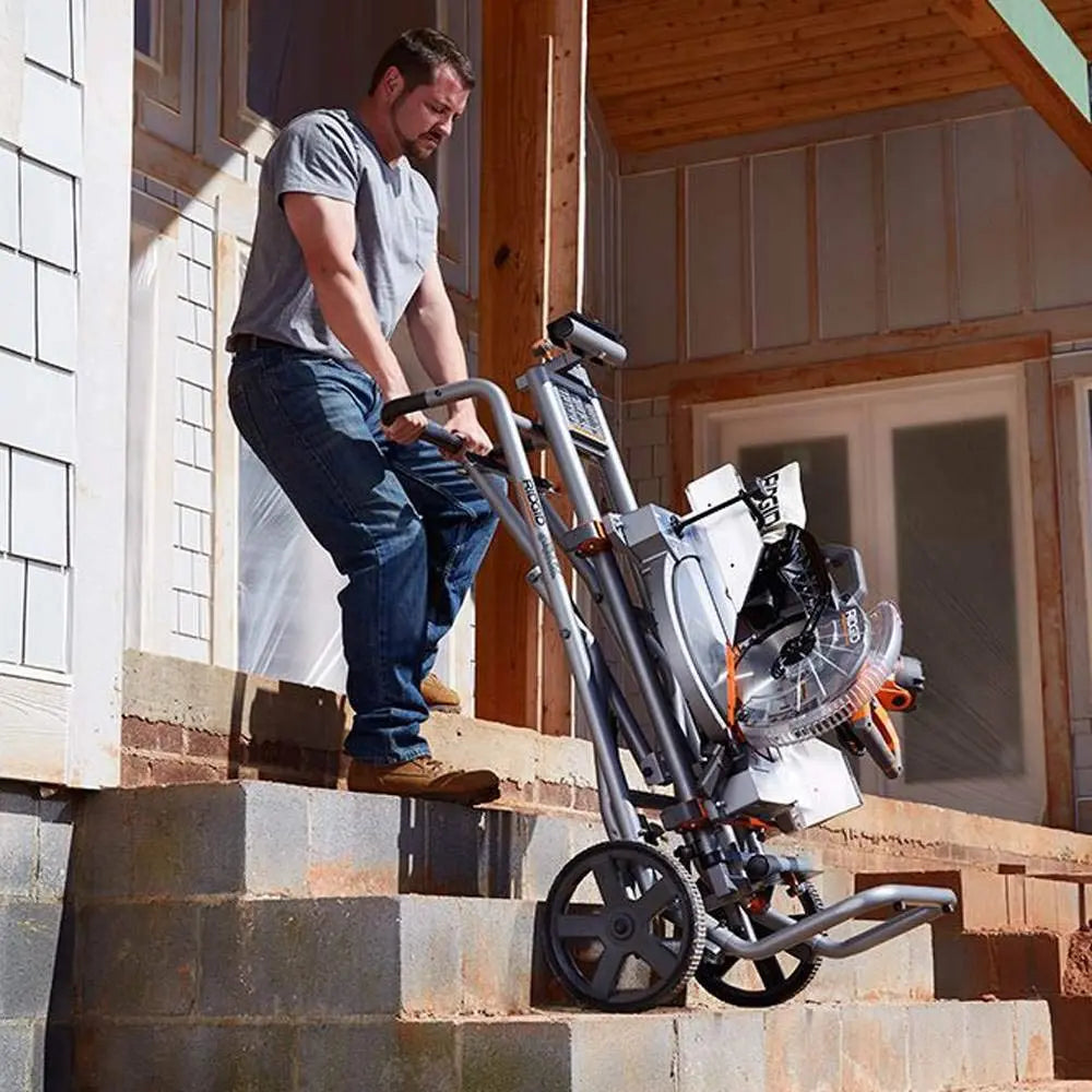 Open Box -  RIDGID AC9946 Universal Mobile Miter Saw Stand with Mounting Braces RIDGIDBullseye Deals