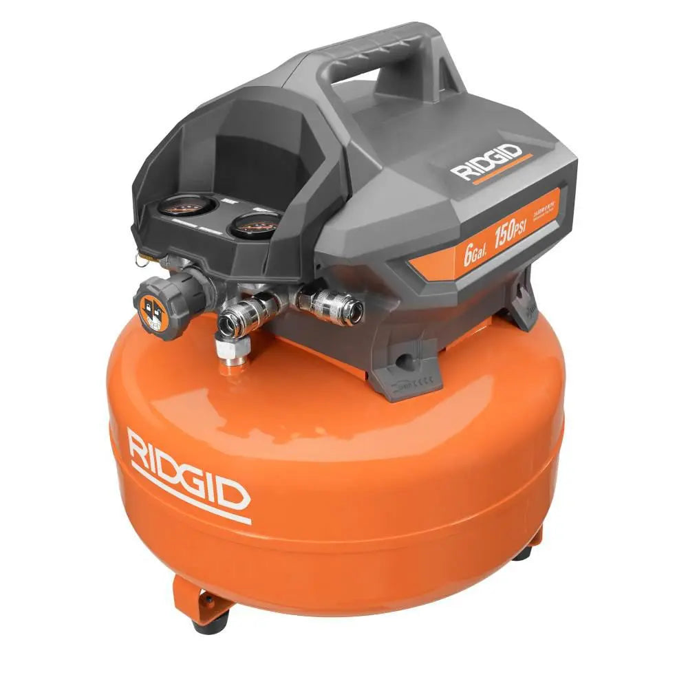 Open Box -  RIDGID OF60150HA 6 Gal. Portable Electric Pancake Compressor RIDGIDBullseye Deals