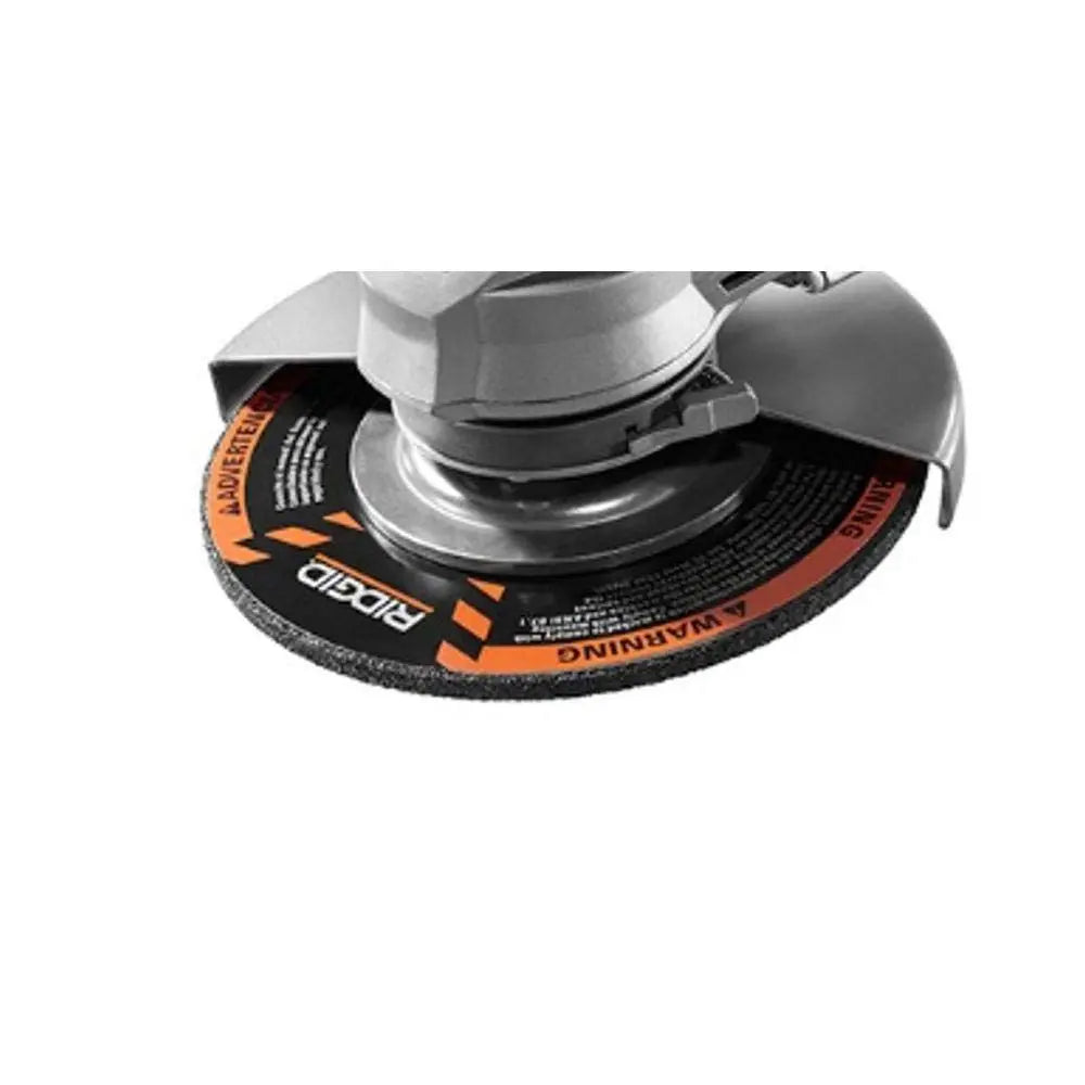 Open Box -  RIDGID R10202 15 Amp Corded 7 in. Twist Handle Angle Grinder RIDGIDBullseye Deals