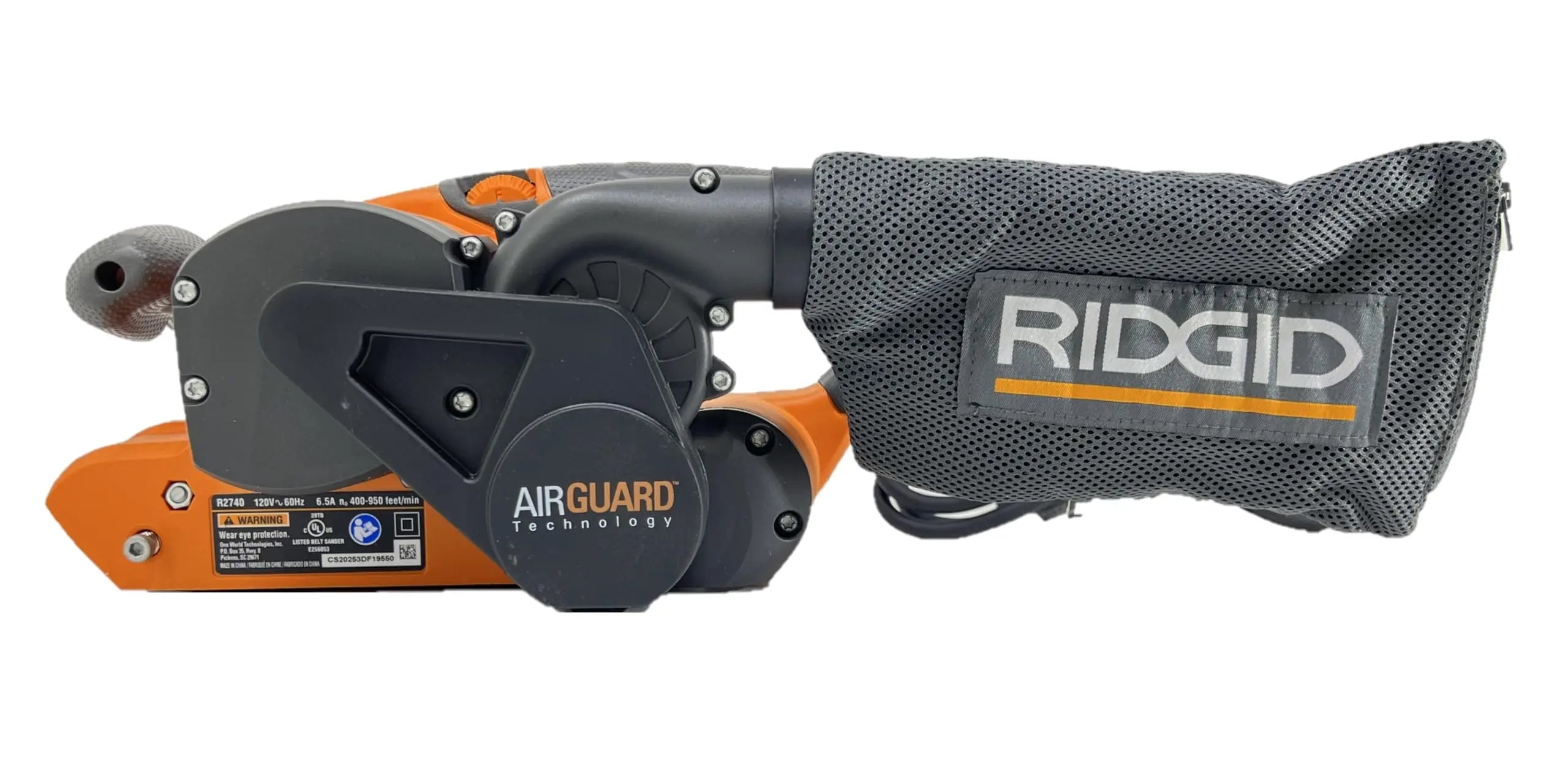 RIDGID R27401 3 in. x 18 in. Heavy Duty Variable Speed Belt Sander
