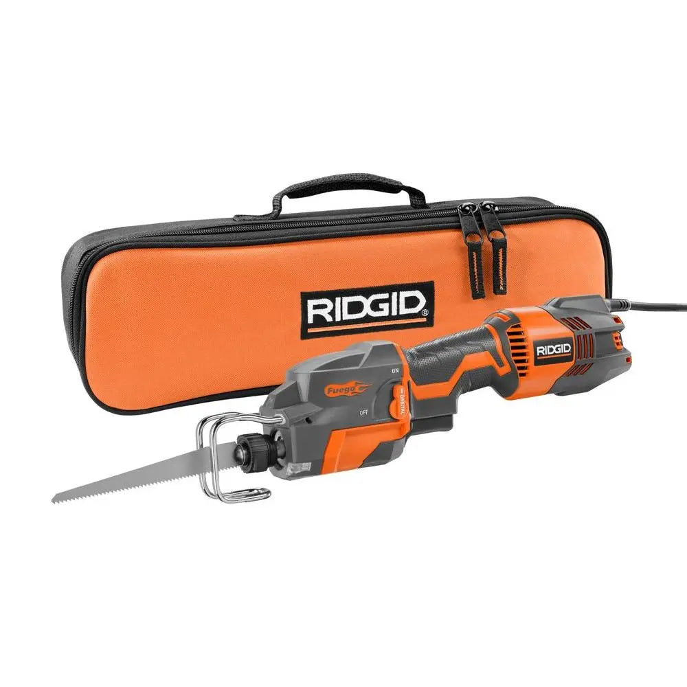 Open Box -  RIDGID R3031 Thru Cool 6 Amp 1-Handed Orbital Reciprocating Saw Kit RIDGIDBullseye Deals
