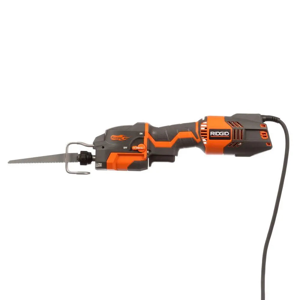 Open Box -  RIDGID R3031 Thru Cool 6 Amp 1-Handed Orbital Reciprocating Saw Kit RIDGIDBullseye Deals