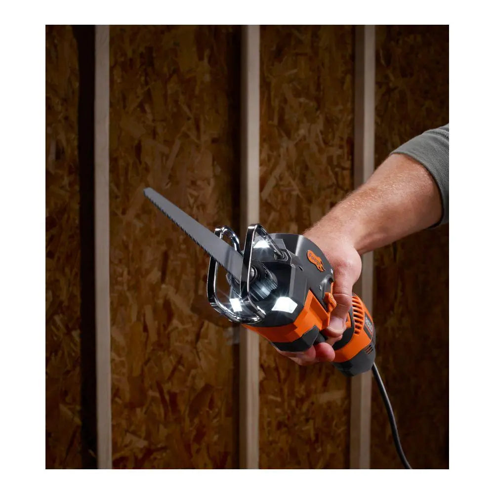 Open Box -  RIDGID R3031 Thru Cool 6 Amp 1-Handed Orbital Reciprocating Saw Kit RIDGIDBullseye Deals