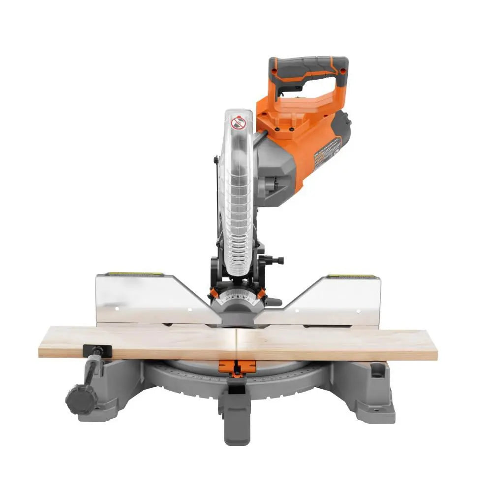 Open Box -  RIDGID R4113 15 Amp 10 in. Dual Miter Saw with LED Cut Line Indicator RIDGIDBullseye Deals