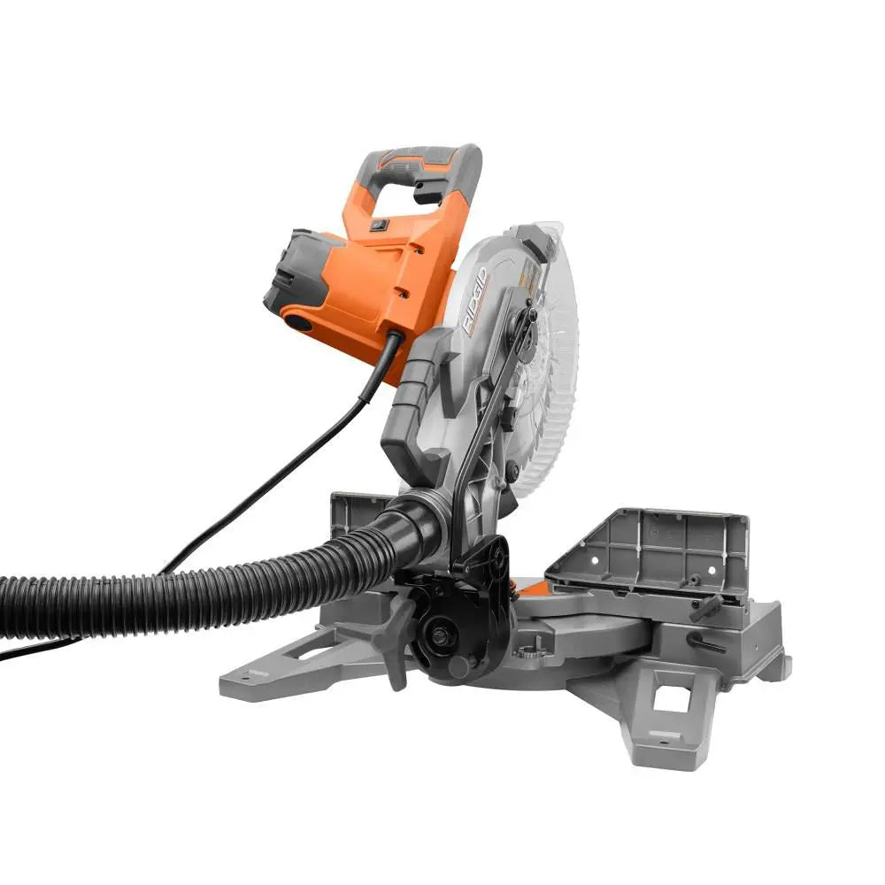 Open Box -  RIDGID R4113 15 Amp 10 in. Dual Miter Saw with LED Cut Line Indicator RIDGIDBullseye Deals