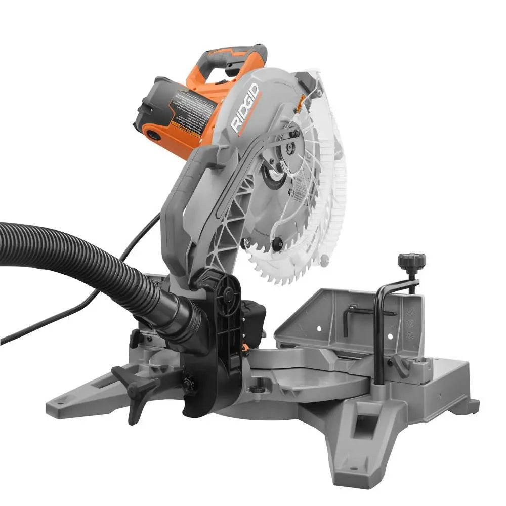 Open Box -  RIDGID R4123 15 Amp Corded 12 in. Dual Bevel Miter Saw with LED RIDGIDBullseye Deals