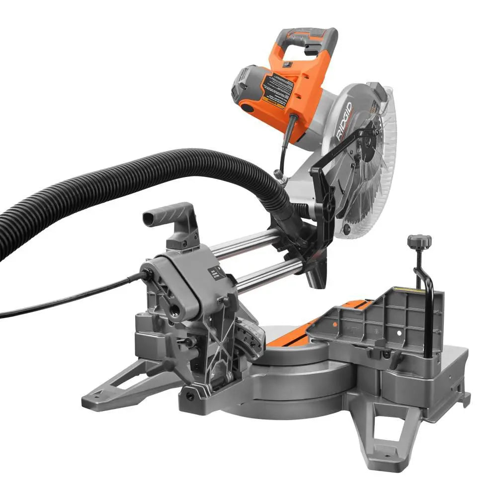 Open Box -  RIDGID R4222 15 Amp Corded 12 in. Dual Bevel Sliding Miter Saw RIDGIDBullseye Deals