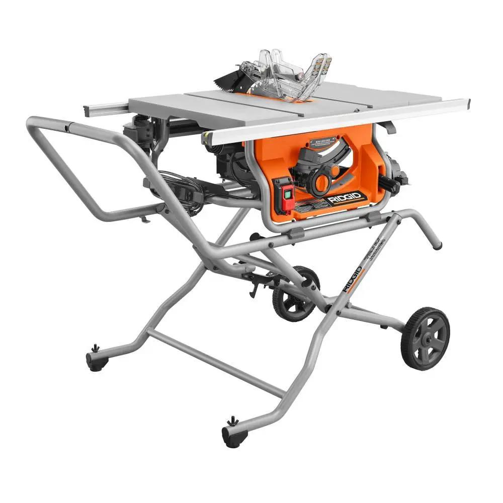 Open Box -  RIDGID R4514 10 in. Pro Jobsite Table Saw with Stand RIDGIDBullseye Deals