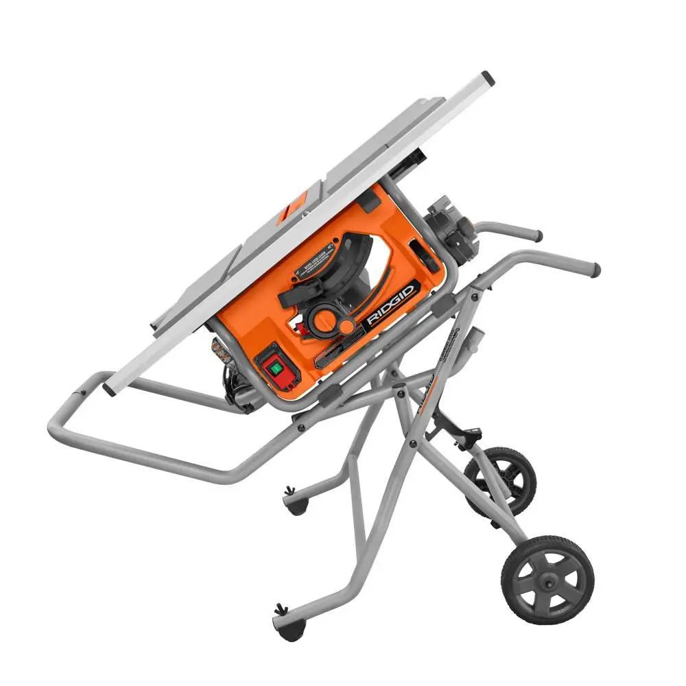 Open Box -  RIDGID R4514 10 in. Pro Jobsite Table Saw with Stand RIDGIDBullseye Deals