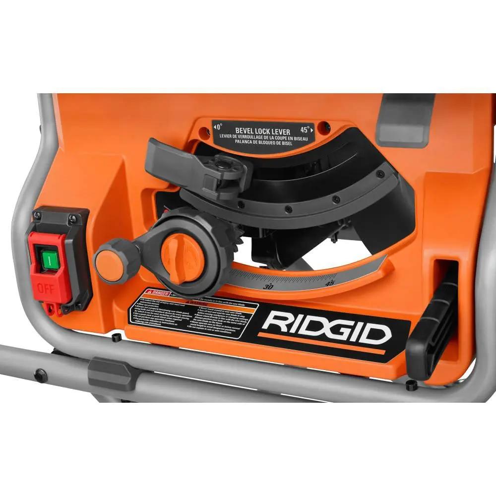Open Box -  RIDGID R4514 10 in. Pro Jobsite Table Saw with Stand RIDGIDBullseye Deals