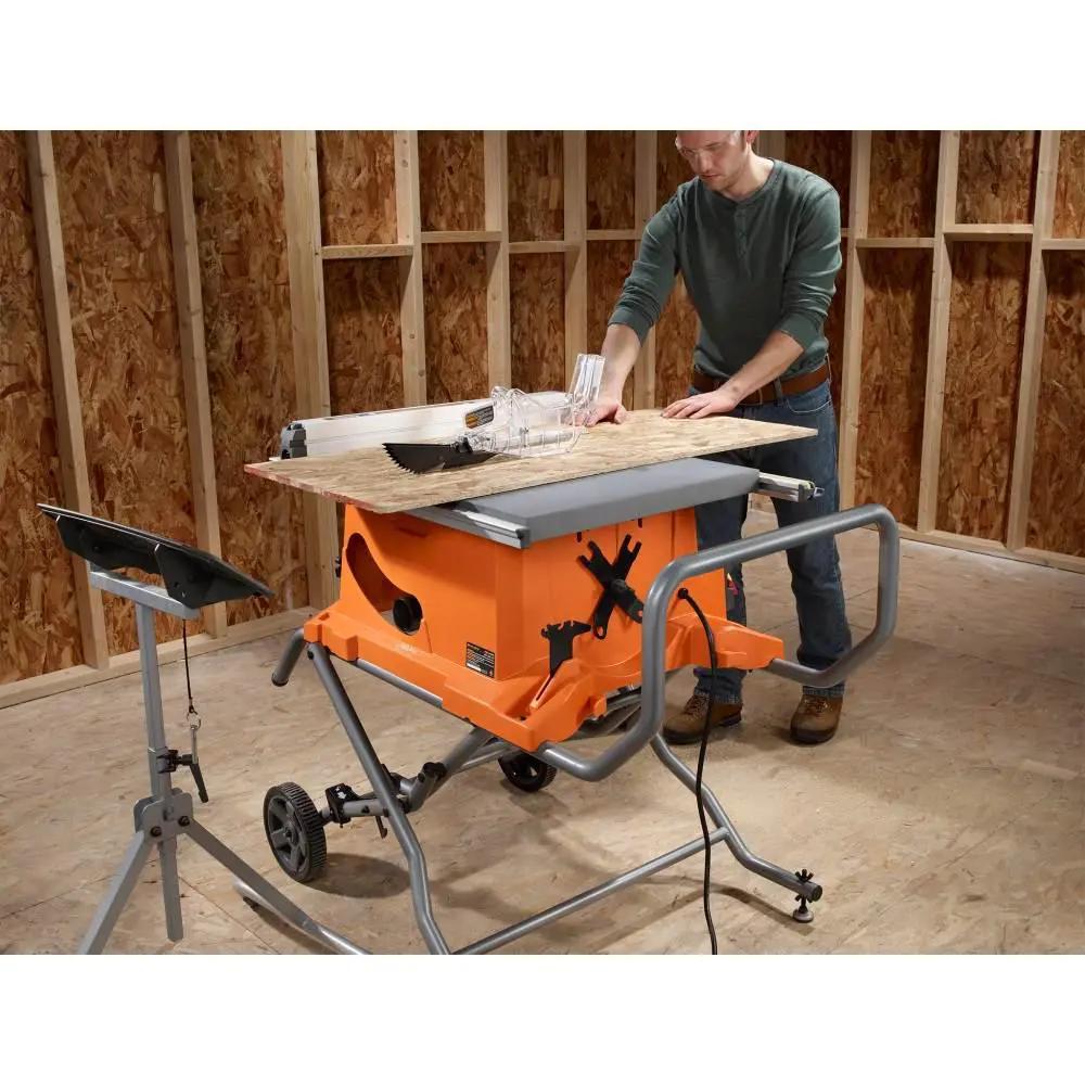 Open Box -  RIDGID R4514 10 in. Pro Jobsite Table Saw with Stand RIDGIDBullseye Deals