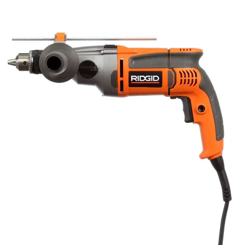 Open Box -  RIDGID R50111 8.5-Amp 1/2 in. Heavy Duty Hammer Drill RIDGIDBullseye Deals
