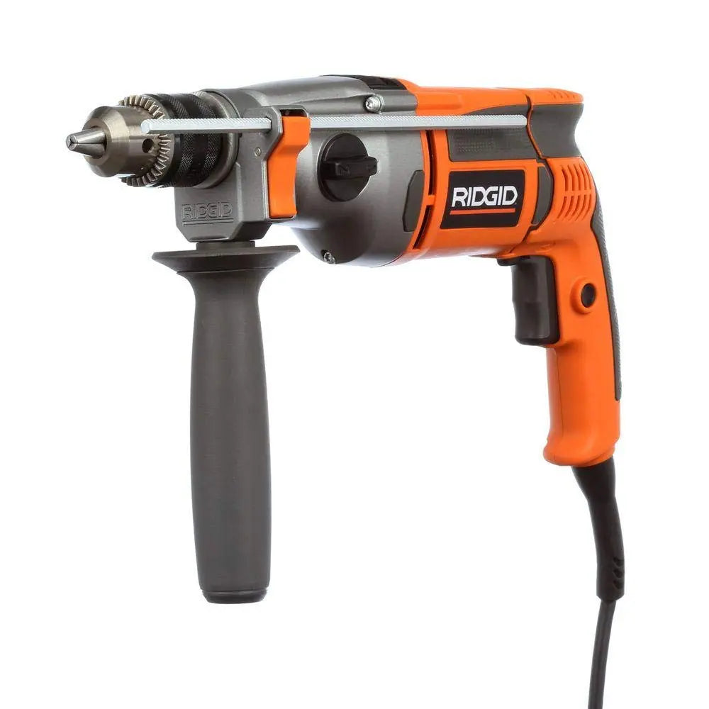 Open Box -  RIDGID R50111 8.5-Amp 1/2 in. Heavy Duty Hammer Drill RIDGIDBullseye Deals