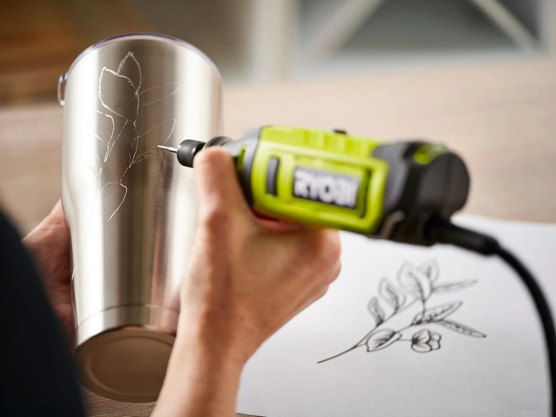 Open Box - RYOBI 1.4 Amp Corded Rotary Tool RYOBIBullseye Deals