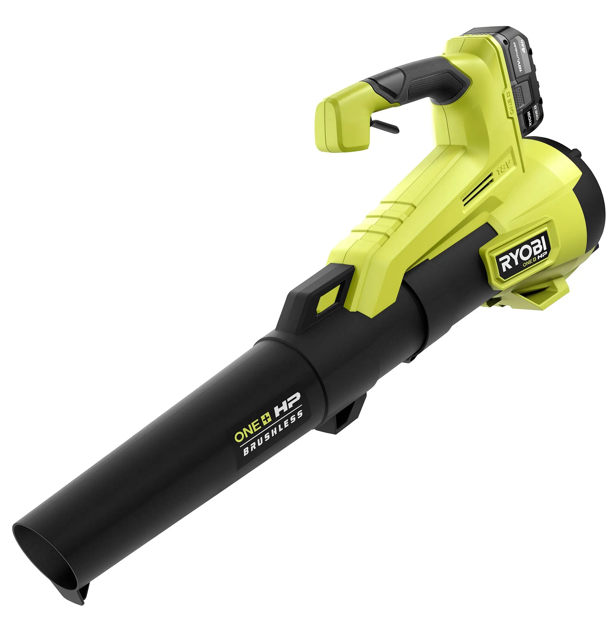 Open Box -  RYOBI 110 MPH 350 CFM ONE+ HP 18-Volt Brushless Lithium-Ion Cordless Jet-Fan Leaf Blower - 4.0 Ah Battery and Charger RYOBIBullseye Deals