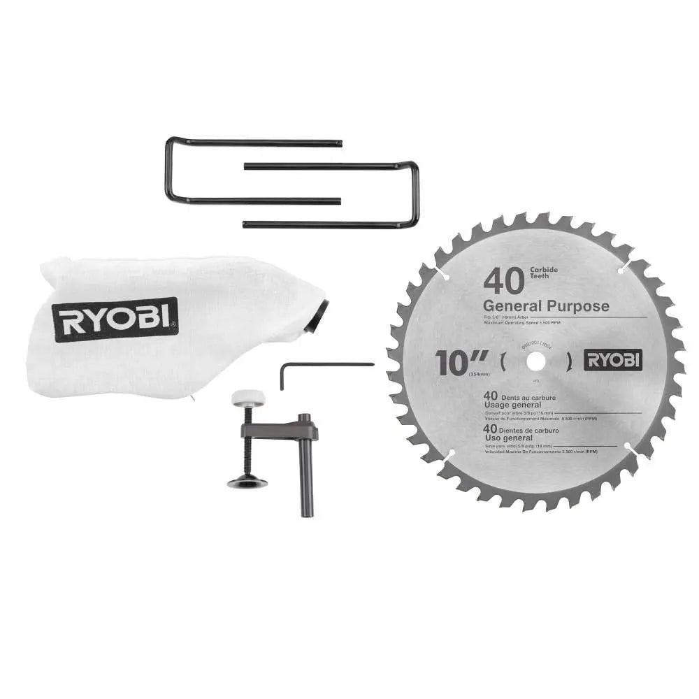 Open Box -  RYOBI 15 Amp 10 in. Sliding Compound Miter Saw - TSS103 RYOBIBullseye Deals
